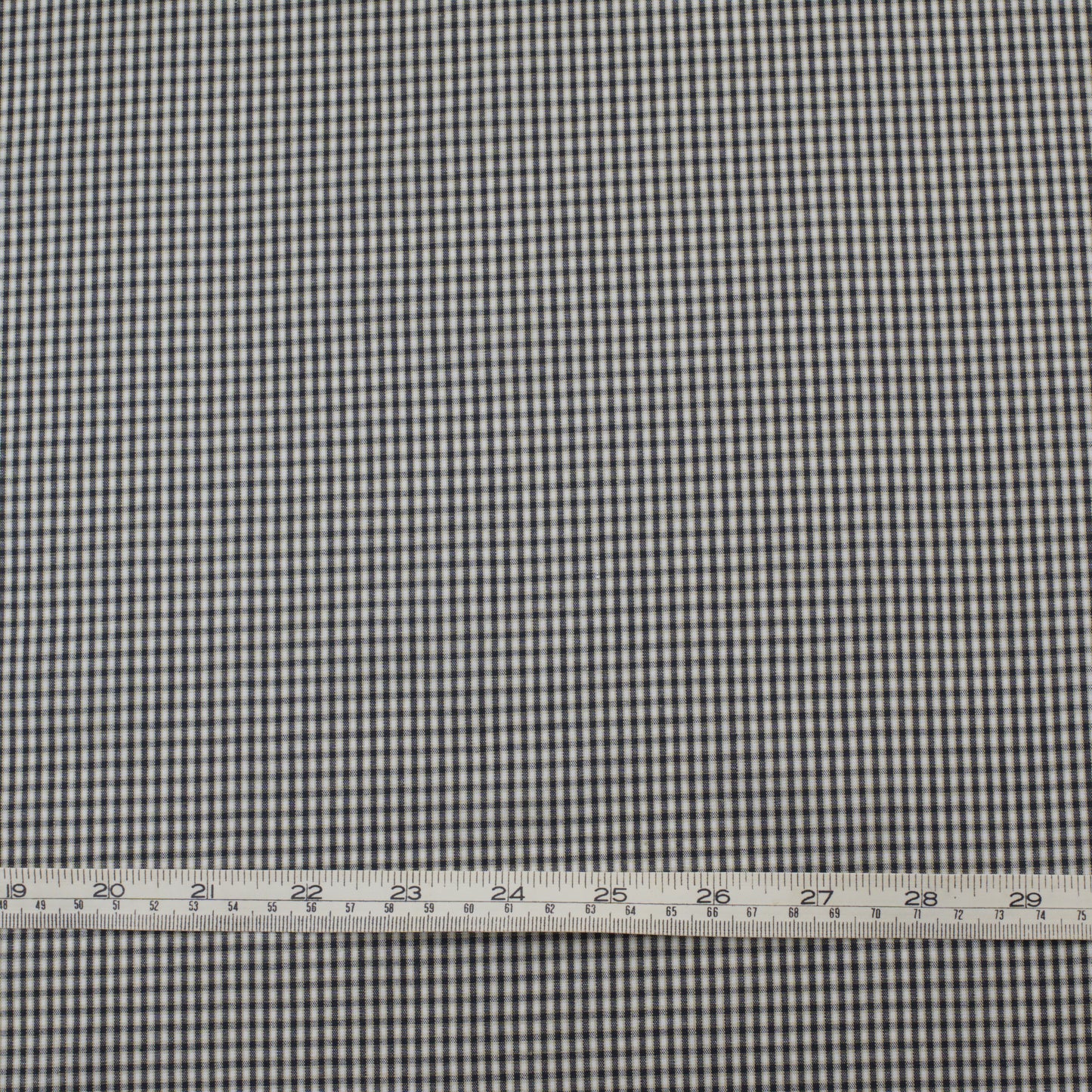 Deadstock Cotton YD Check - Black and White