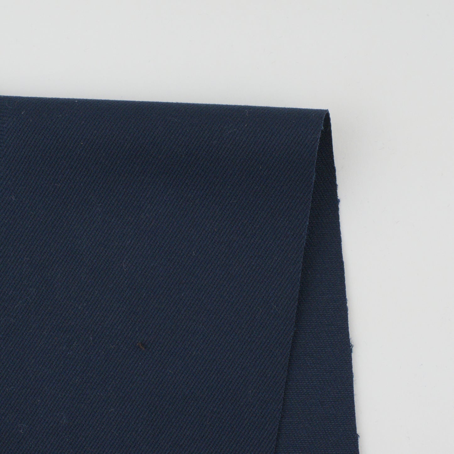 Deadstock Sueded Cotton Drill - Navy
