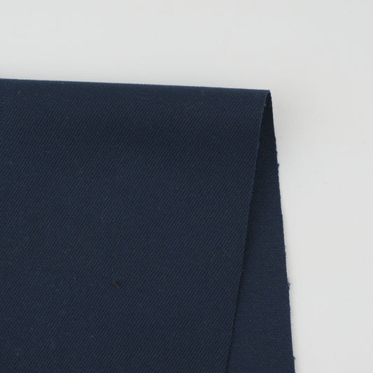 Deadstock Sueded Cotton Drill - Navy