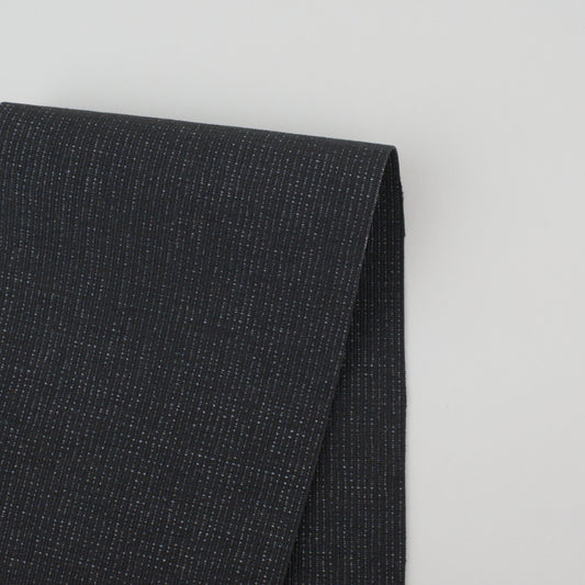 Deadstock Textured Cotton - Charcoal