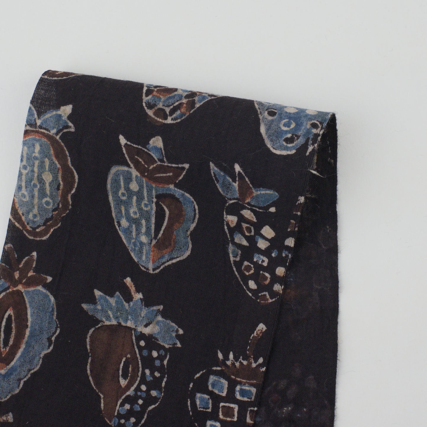 Natural Dyed Block Print Cotton - Berry