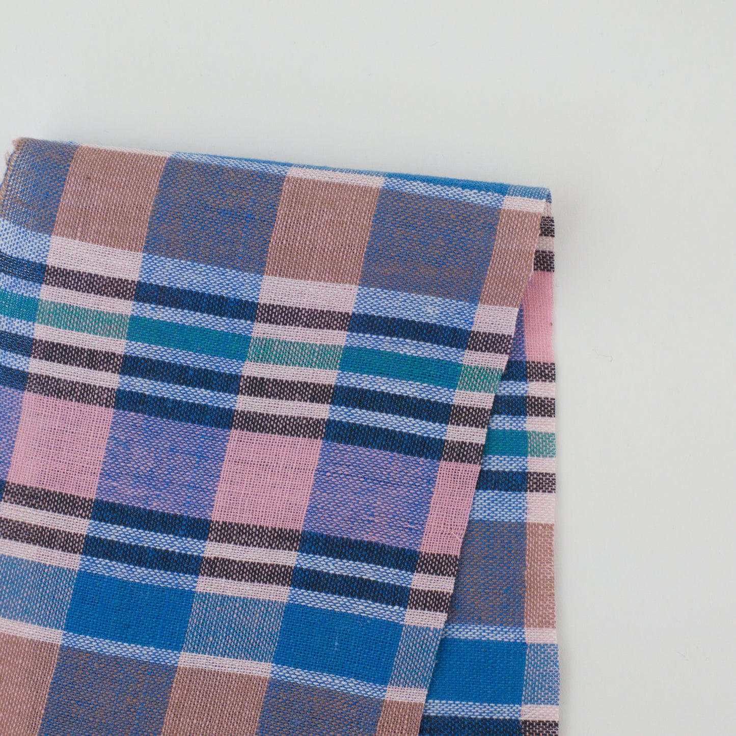 Handwoven YD Cotton Check - Dusk