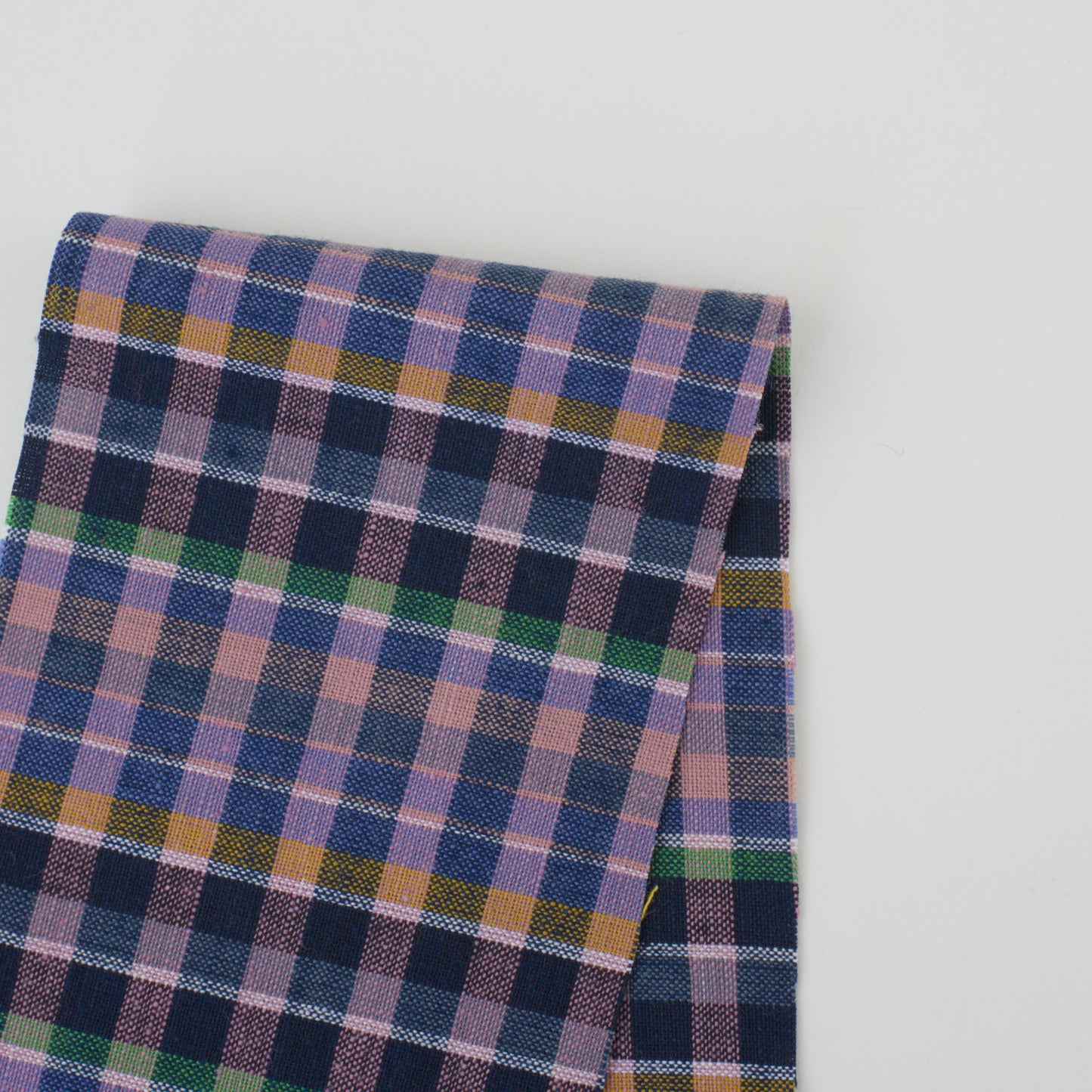Handwoven YD Cotton Check - Nocturne