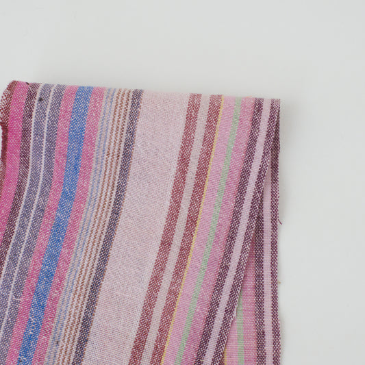 Handwoven Cotton/Hemp Stripe - Heather