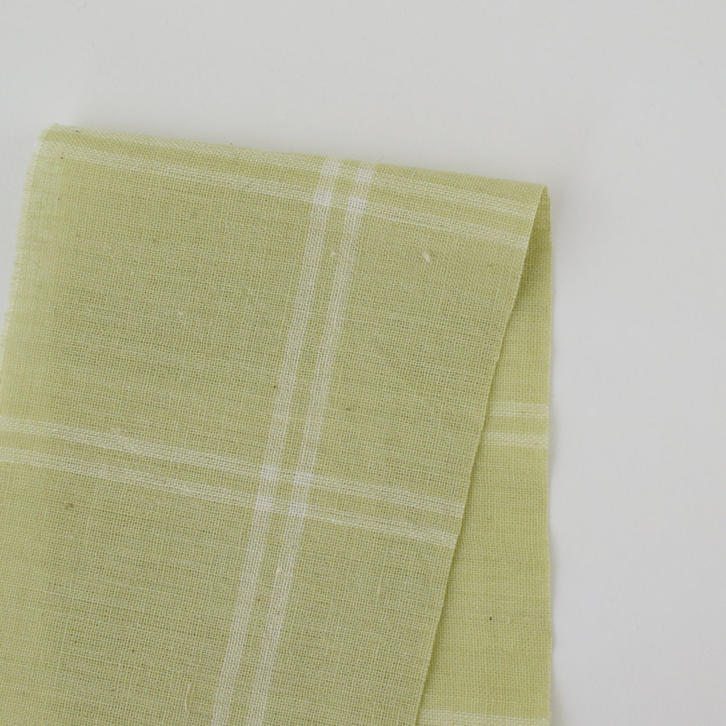 Handwoven YD Cotton Check - Citrus