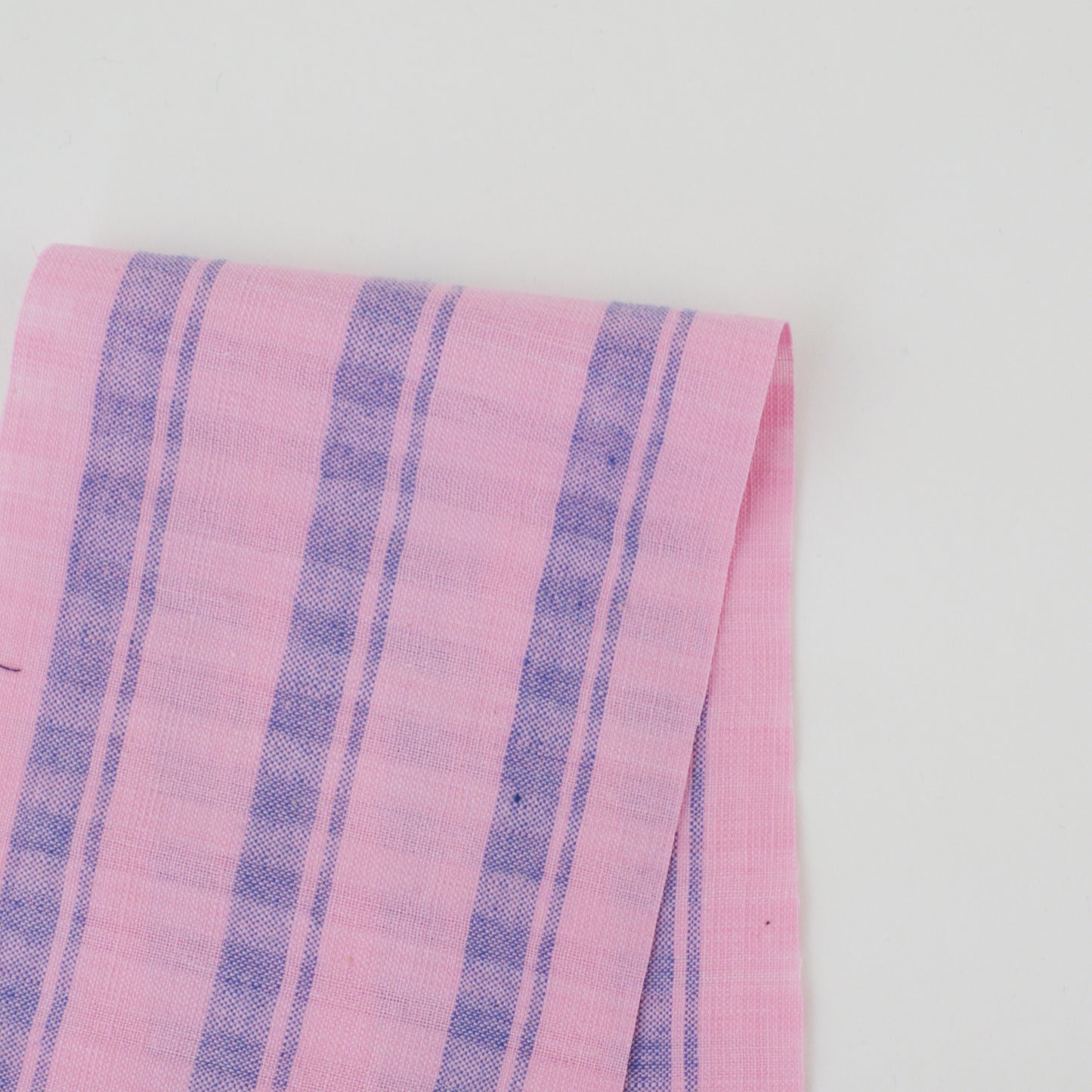 Handwoven Cotton - Pink and Purple Stripe