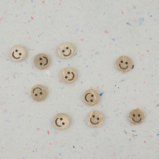 Smiley Face 1/2" Wood Buttons
