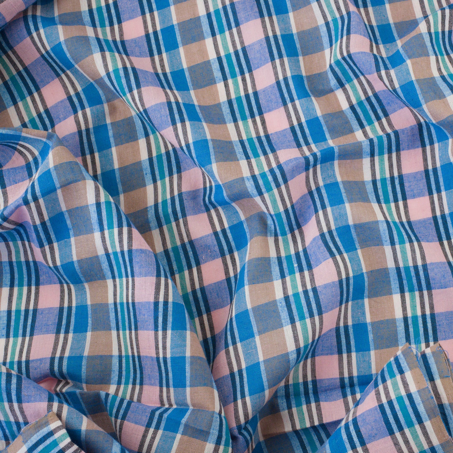 Handwoven YD Cotton Check - Dusk