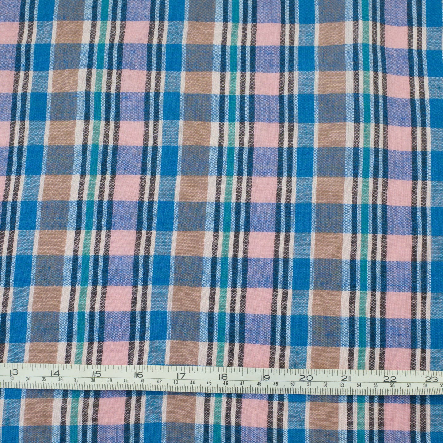 Handwoven YD Cotton Check - Dusk