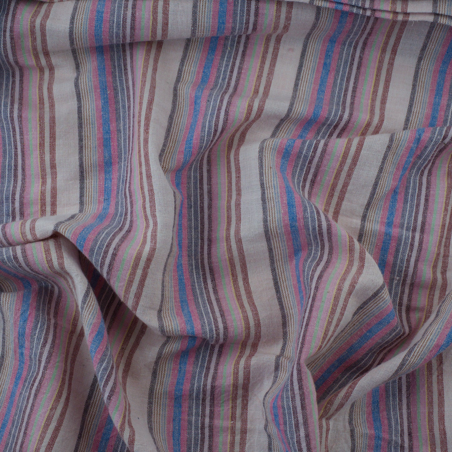 Handwoven Cotton/Hemp Stripe - Heather
