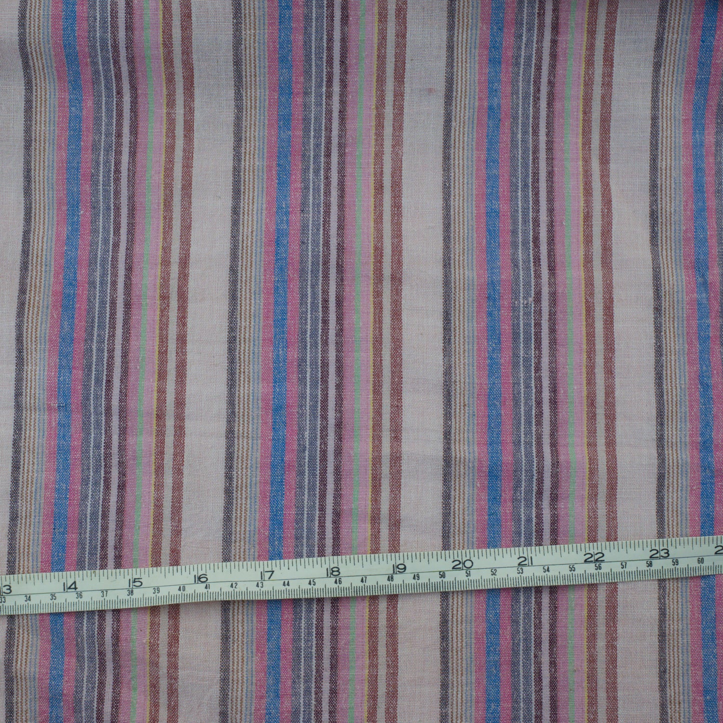 Handwoven Cotton/Hemp Stripe - Heather