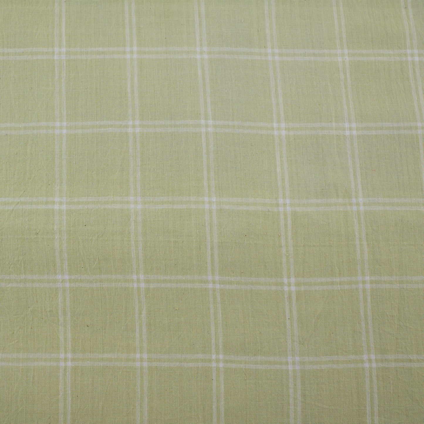 Handwoven YD Cotton Check - Citrus