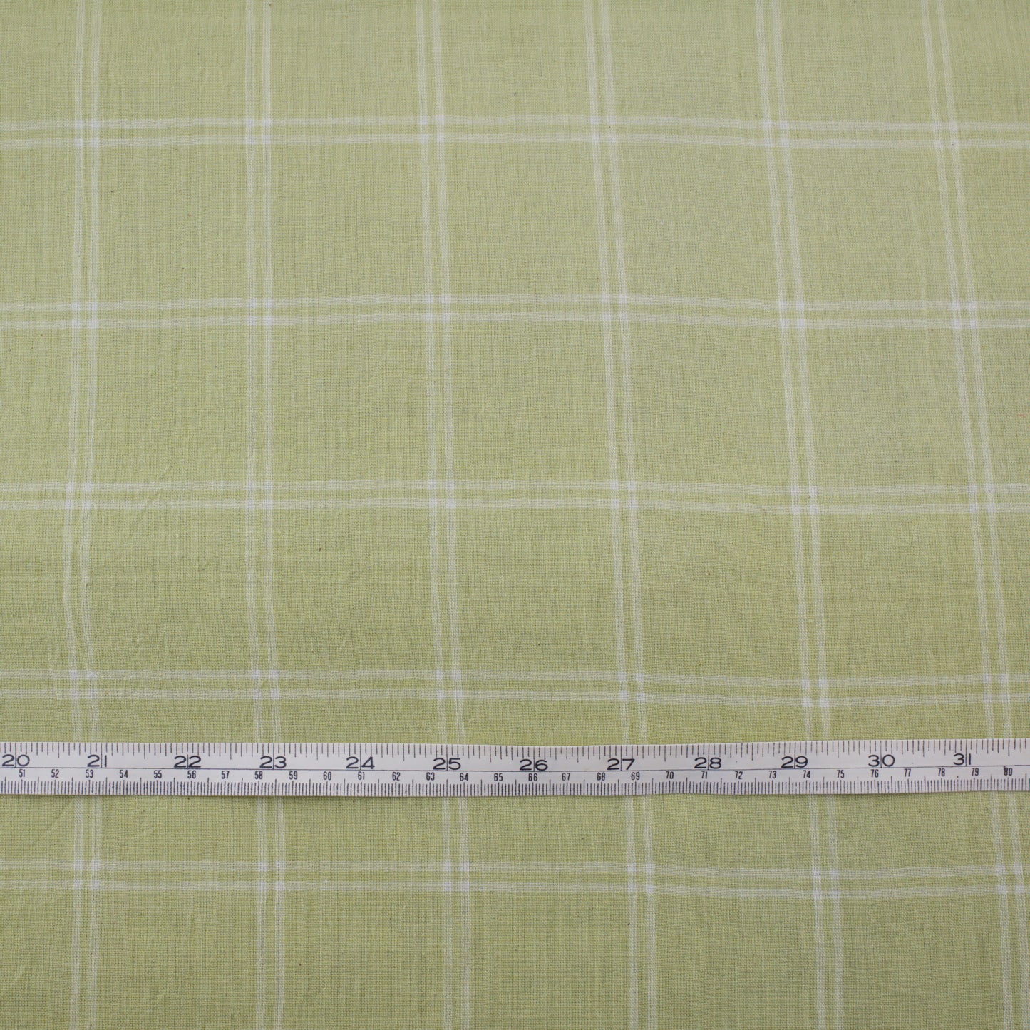 Handwoven YD Cotton Check - Citrus