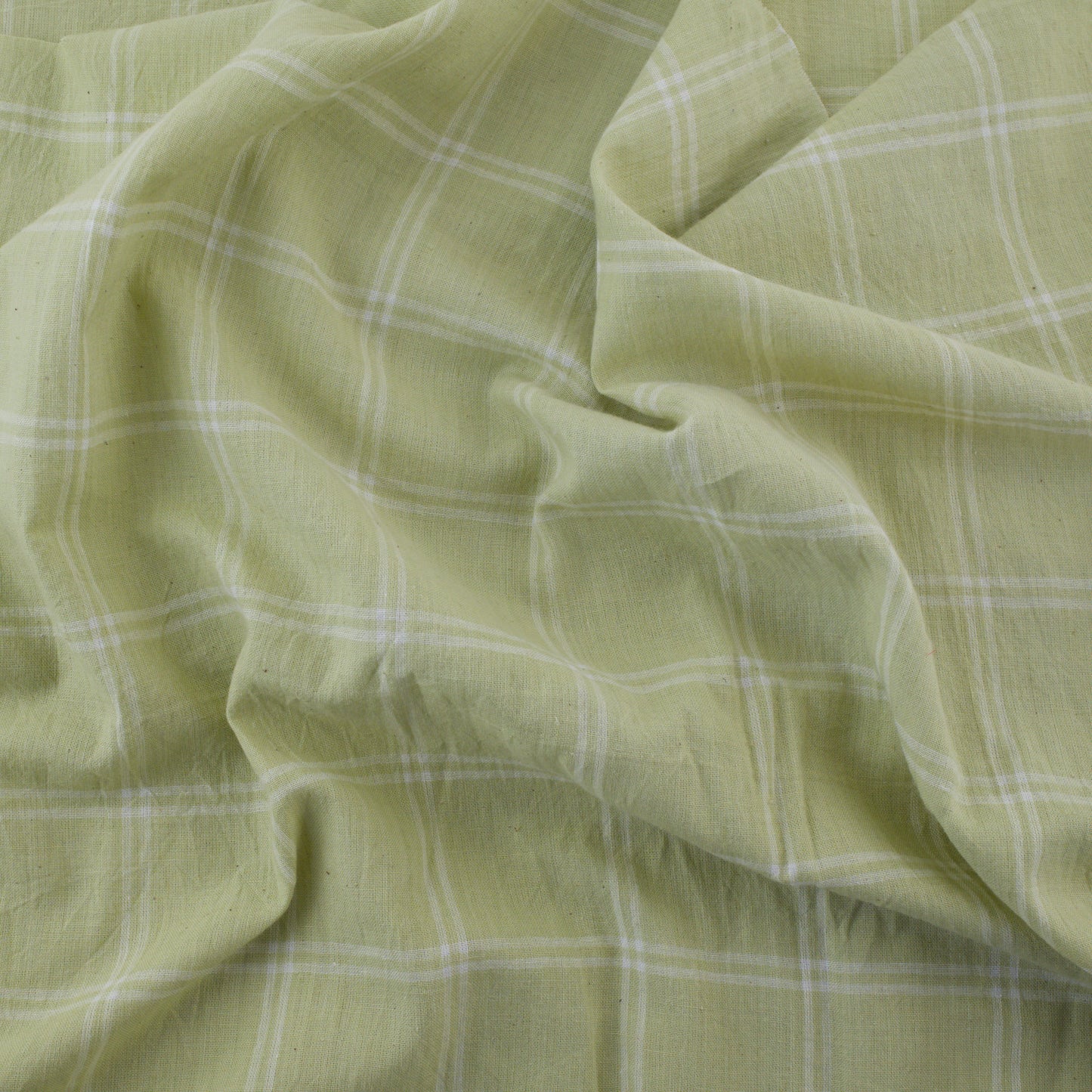 Handwoven YD Cotton Check - Citrus